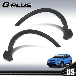 Front Right & Left Side Fender Flare Molding Trim Fit For 2016-2019 Toyota RAV4 G-PLUS