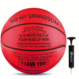 Moactiv A Special Basketball Pump for Your Grandson, Ideal Gift for Some Special Occasions Such As Birthdays, Anniversaries, Christmas, International Standard Size