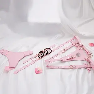 Punk-style strap-style Jaguar traction pants (The packaging box contains the required gift)