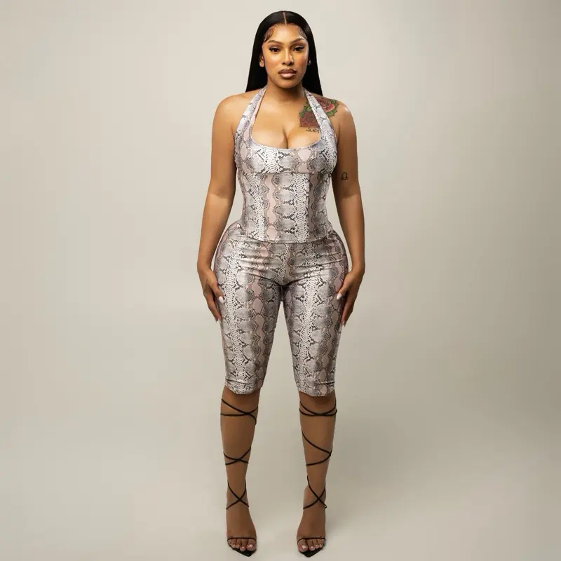 Venom 2-Piece Corset and Capri Set