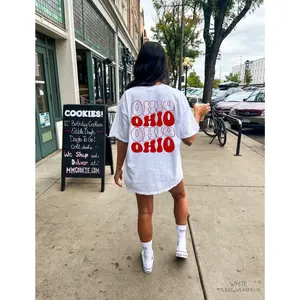 2-Side Ohio Shirt State Ohio T-shirt Game Day Shirt Ohio Graduate Gift Retro Cincinatti Tee College Football Shirt Columbus OH Crewneck Sports Tee