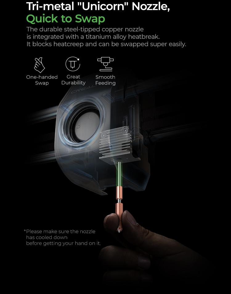 Creality K1C 3D Printer - Advanced Core XY, up to 600mm/s - High-Speed Printing with Clog-free Extruder Kit and AI Camera