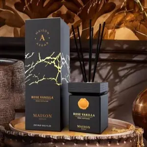 Reed Diffusers by Maison Asrar – 250ML (8.45 Fl Oz) Luxury Home Fragrance Fruits Perfume