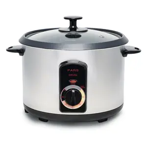 Pars Automatic Persian Rice Cooker - Tahdig Rice Maker Perfect Rice Crust, 15 Cup