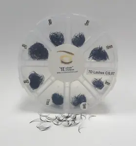 #1 Eyelash Extension Premade 7D .07 C or D curl app.1000 pcs.