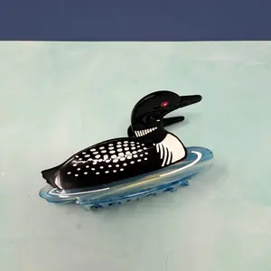 Loon Bird Hair Claw Clip