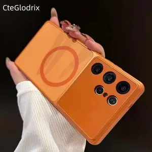 CteGlodrix Luxury Ultra-Thin Ag Nano Matte Magnetic Phone Case, Compatible with Samsung Galaxy S26/s26+/s26 Ultra, Shockproof and Scratch-Resistant