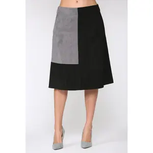 Alexandra Stretch Suede Skirt