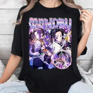 Shinobu Kocho Demon Slayer Shirt, Hashira Kimetsu no Yaiba Anime Tee, Anime Swearshirt, Hoodie