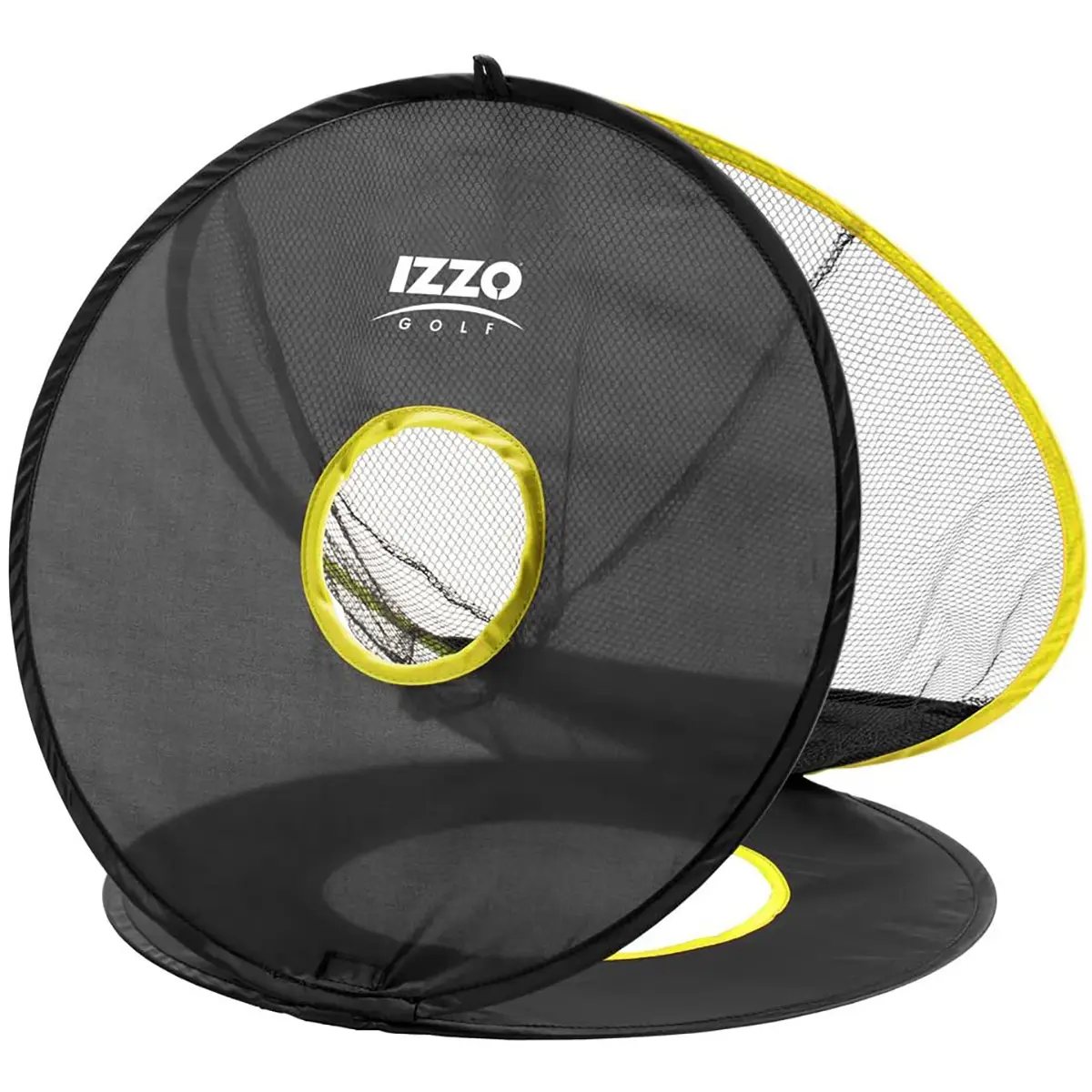 Izzo Golf Triple Chip Chipping Net Training Aid, Portable Setup, Free Stand
