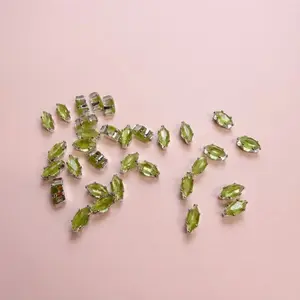 6-Prong Setting For Marquise Diamond 50 Pieces High-Quality Gemstone Settings for Jewelry Making Secure & Elegant Fit
