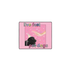 Live Fast Pet Dog Mouse Pad Pick your fabric, High Quality Materials, Extra Large, Printed in USA. AeroGlyde or DuraGlyde fabric