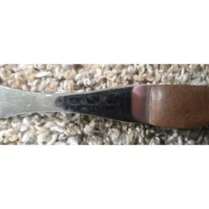 CUTCO No. 26 Chefs Carving, Serving Fork Dinner Utensil Brown Handle Made In USA