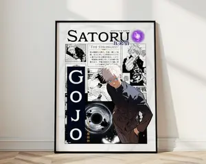 Satoru Gojo Poster, Jujutsu Kaisen Decor, Anime Art Print, JJK Poster