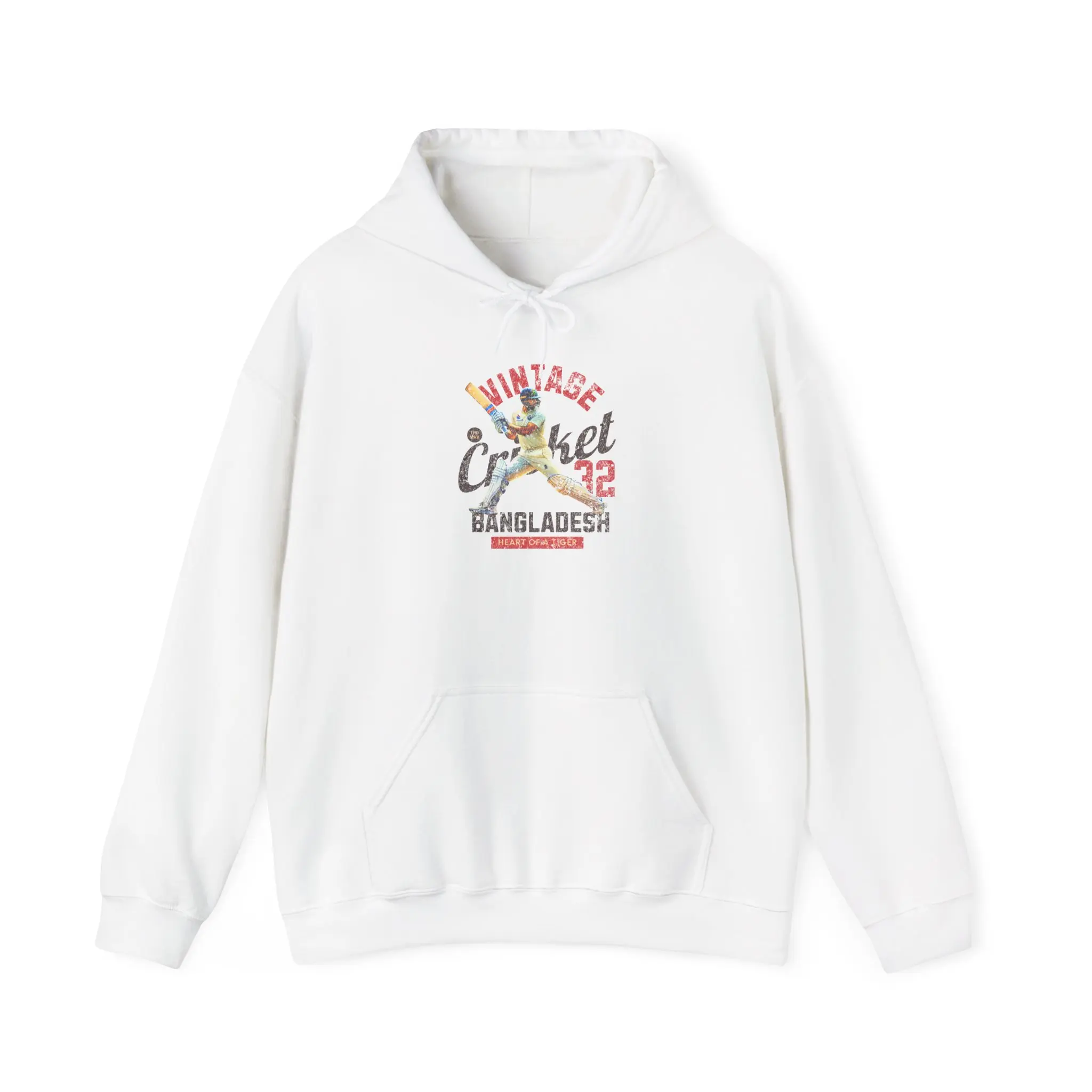 Vintage Cricket Bangladesh: Unisex Heavy Blend™ Hooded Sweatshirt