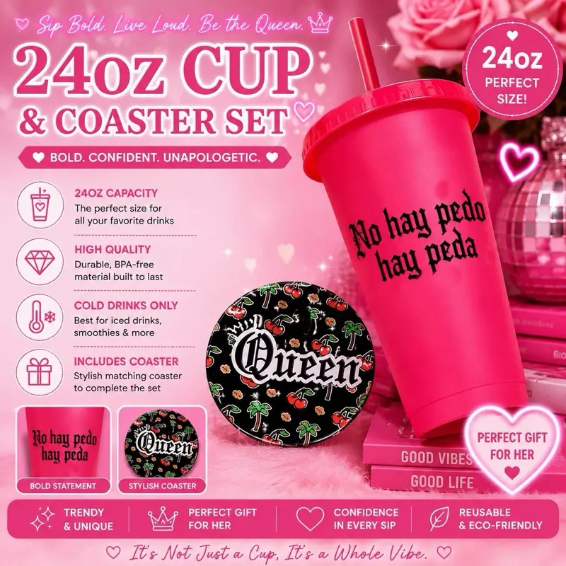 Queen coaster and cup Queen coaster and cup