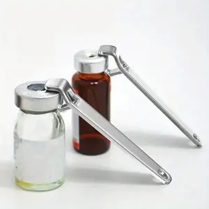 10pcs Portable Ampule Bottle Opener Can Opener Beverage Can Opener Kitchen Accessories Kitchen Gadgets Doctor Medical Tools Stainless Steel Oral Liquid Bottle Opener