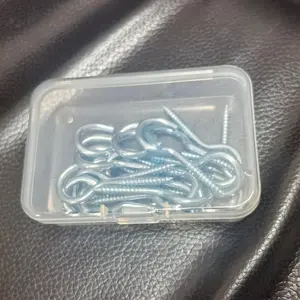 20pcs 1Inch Screw Hooks, Silver Cup Hooks, Heavy-Duty Metal Ceiling Hanging Hooks For Jewelry, Craft, Key, Cap, Plant, String Light, Wreath, For Hanging Decorations Such As Weddings, Birthday Parties, Baby Showers, Christmas, Halloween, Easter, etc