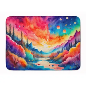Amaranths in Color Memory Foam Kitchen Mat