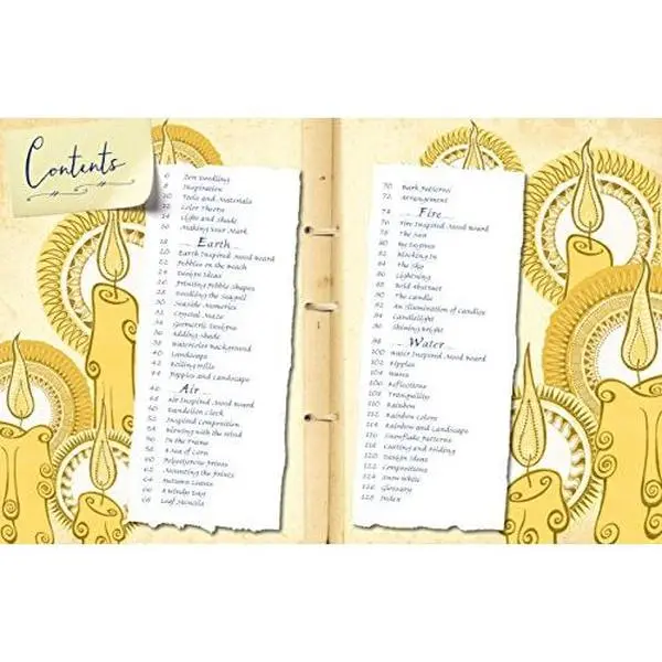 USED-Zen Doodling Inspiration: Earth, Air, Fire and Water by Scrace, Carolyn (Paperback)