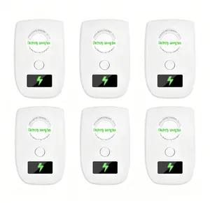6 Pack Plug In Power Box with US Plug, Compact Plug-In Device with Indicator Light for Home Office 6 Pack Plug In Power Box with US Plug, Compact Plug-In Device with Indicator Light for Home Office