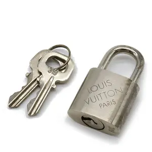 Pre-owned Louis Vuitton Stainless Small Leather Goods Padlock Accessory