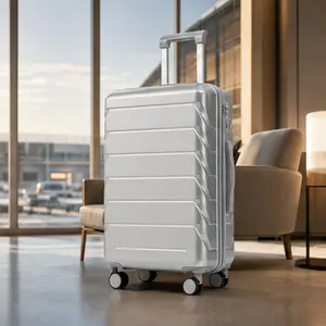 ARCH 28 Inch ABS Hard Shell Large Travel Checked Luggage Suitcase with Scratch Resistant Surface, Four Multi-Directional Spinner Wheels, Combination Lock, Side Hooks, Multiple Color Options, Durable Waterproof Rolling Bag for Long-Distance Trips