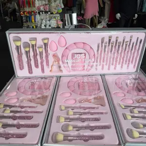 Jos Makes Makeup Tools Set - Soft, Durable Makeup & Cosmetic Tools with Comfortable Handle for Beauty & Personal Care