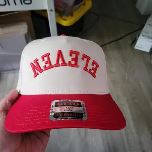 Upside Down Hat, Custom Embroidered Hat, Personalized Text Hat