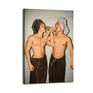 Heated Rivalry Shane & Ilya Hudson Williams Artistic Wall Decor, Waterproof Canvas Poster, Cute And Vibrant Poster for Bathroom, Living Room, Bedroom, Dorm, A Perfect Gift Idea for New Year Home Decor