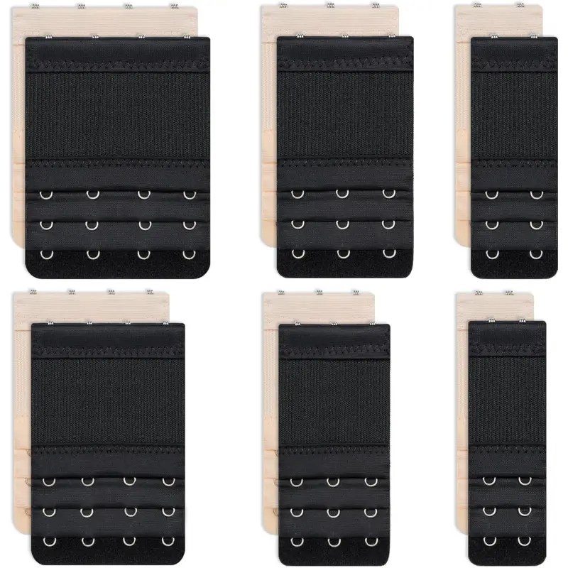 12pcs: 2/3/4 Hook, 1/2 Inch & 3/4 Inch