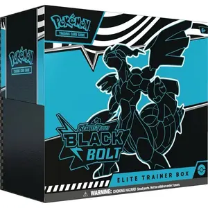Pokémon TCG Scarlet & Violet Black Bolt Pokémon Center Elite Trainer Box Collectible Trading Card Game Booster Pack