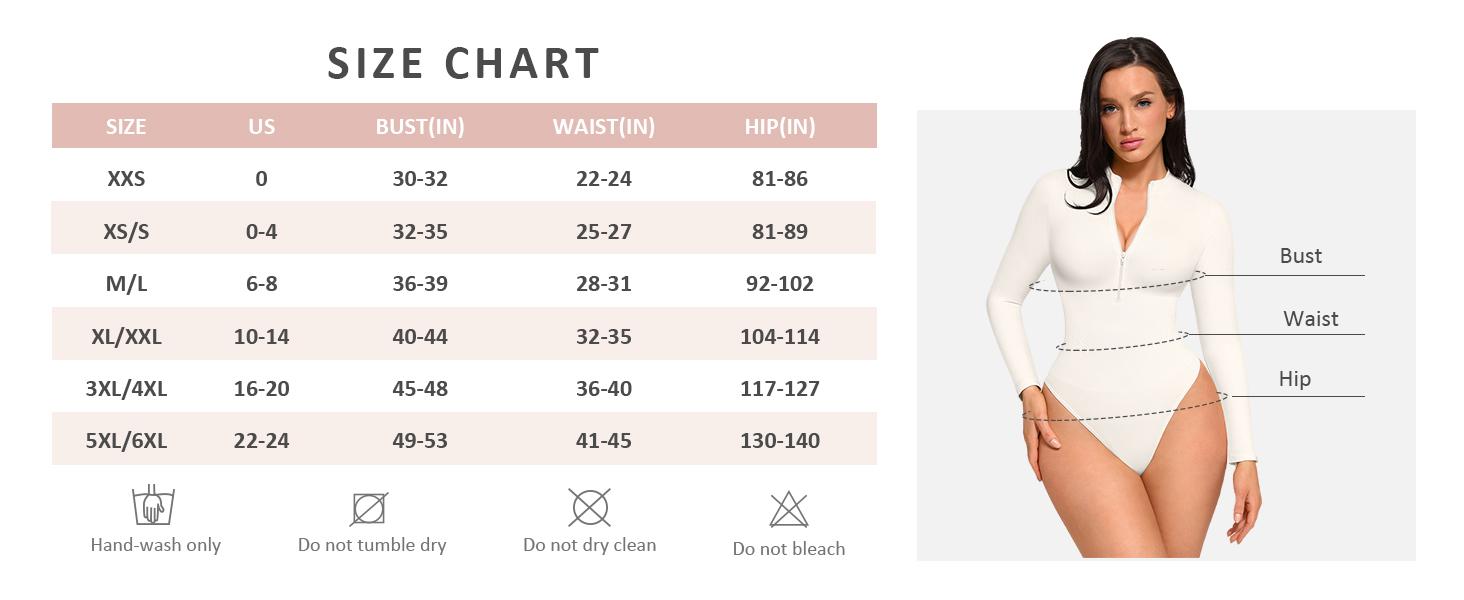 FeelinGirl Long Sleeve Bodysuit for Women Mock Turtle Neck Zip Up Design  Tummy Control Bodysuit Shirts fall   Breathable Fabric  PR#2