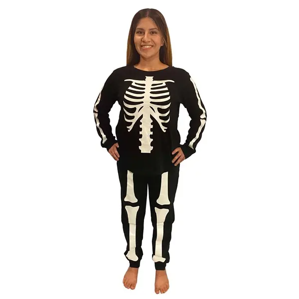 Women's Skeleton 2 Piece Jogger Sleep Set