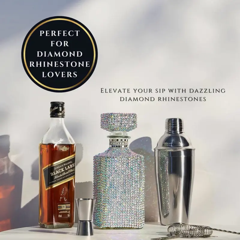 Diamond Rhinestone Decanter