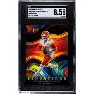 2021 Panini Select Patrick Mahomes II #SEN-1 Sensations Silver Prizm SGC 8.5