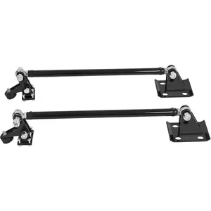 Traction Tie Bar Compatible with 1999-2018 Chevy Silverado GMC Sierra Axle Flipped Truck Traction Bars (Black)