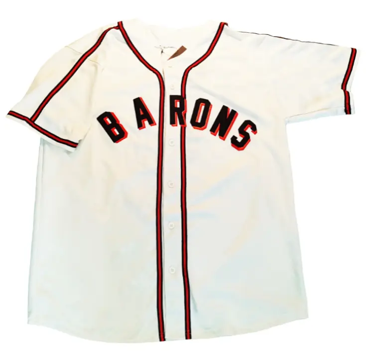 Barons white baseball Jersey