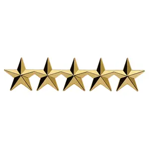 Fashion Star Brooch Lapel Pin Costume Decorations Service Star Symbol Signs