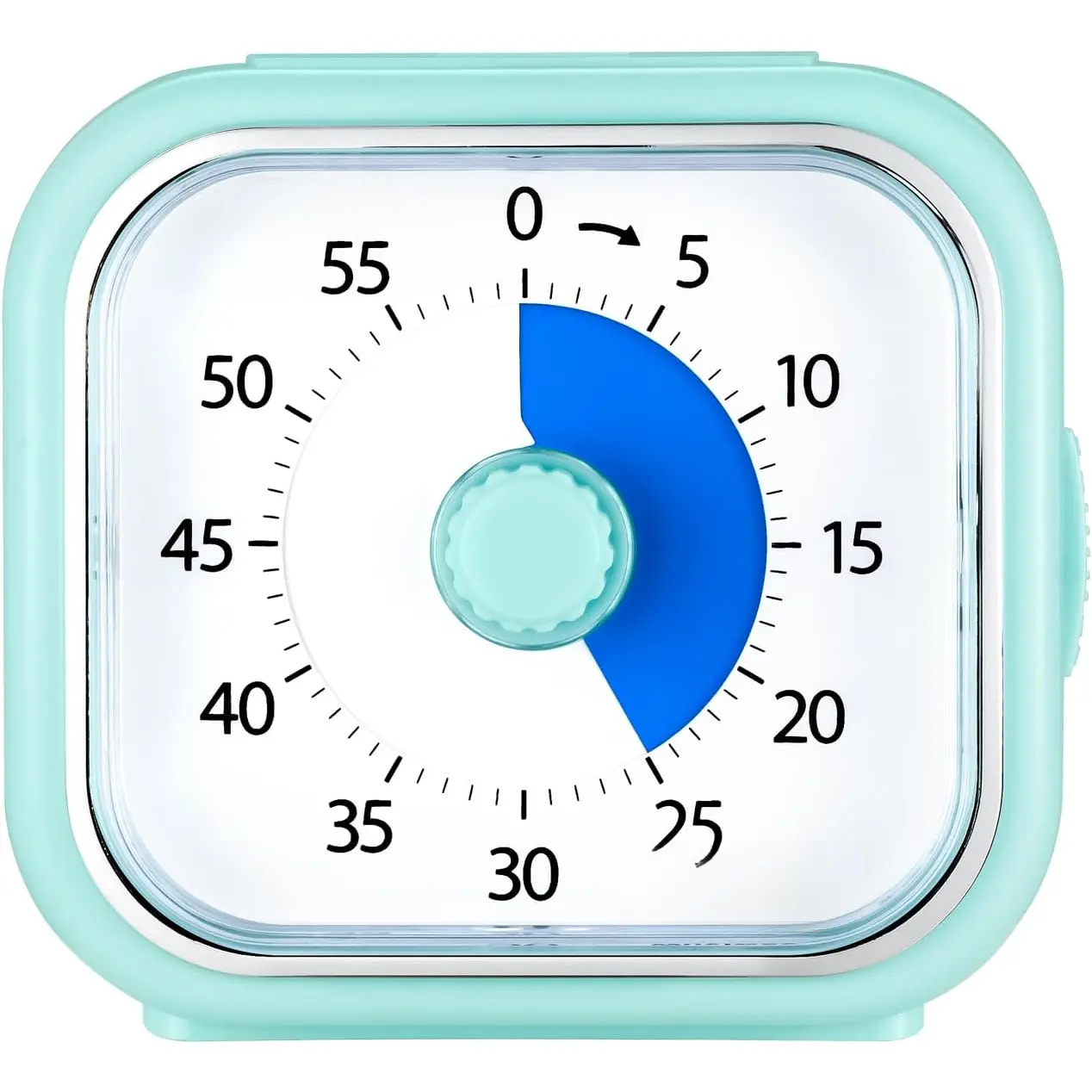 4.2"  Visual Timer with Countdown Pause Function,Silent Classroom Timer,60-Minute Countdown Timer for  and Adults, Time Management Tool for School,Home, or Work (Light Blue)
