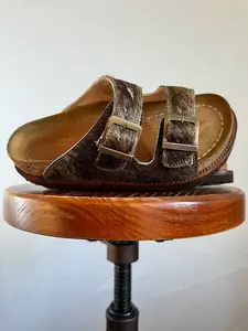 Brown Cowhide Huarache