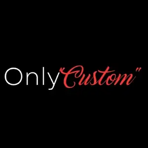 Only "custom" text Vinyl window decal