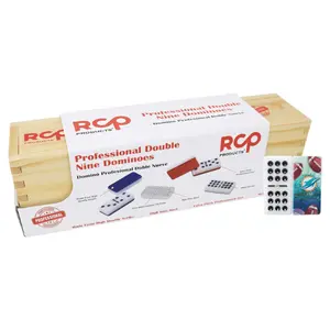 Dominos Set for Adults – Professional Double 9 Cuban Dominoes Set, Domino Cubano Profesional  Juegos de Mesa