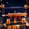 Kollea Whiskey Bottle with Luxury Gift Box,Halloween Gift&Party Decor,Man Cave Bar Accessories,Detachable Decanter&Bullet Shot Bottles,Decanter Set,Military Home Bar Dispenser,Gifts for Him,Husband,Dad,Anniversary&Birthday,Made Of Glass,soho chic giftidea