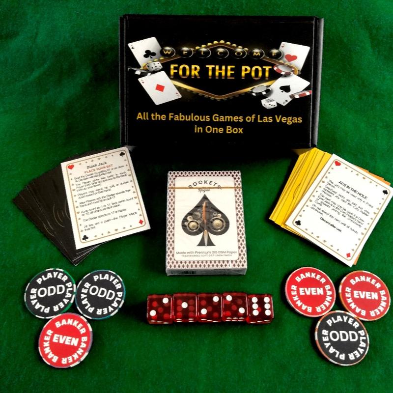 For The Pot – Tabletop Board & Card Game (Ages 13+)