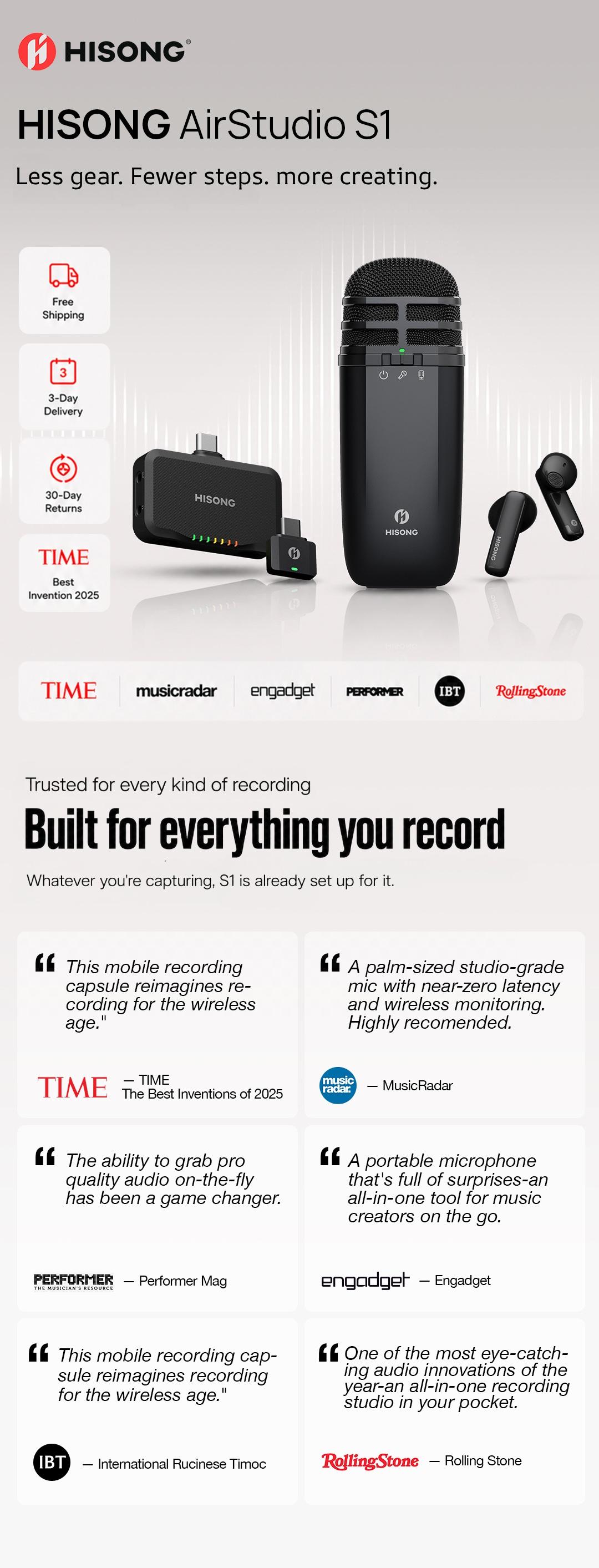 HISONG AirStudio S1 - Full System Overview