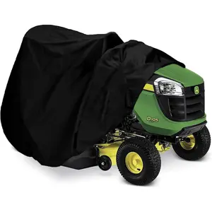 Riding Lawn Mower Cover, Waterproof Tractor Cover Fits Decks up to 54",Heavy Duty 420D Polyester Oxford, Durable, UV, Water Resistant Covers for Your Rider Garden Tractor Outdoor Lawn Mower Storage