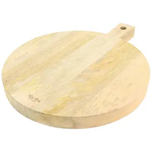 Martha Stewart 14" Mango Wood Round Charcuterie Serving Board