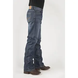 Men's Stetson 1312 Modern Fit Dark Wash Jeans