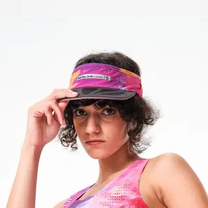 FLIPBELT Running Visor - Ultra-Lightweight & Ventilated Design with Rapid-Dry Sweatband & UPF 40+ Sun Protection for Everyday Training Runs-  Workout Hat